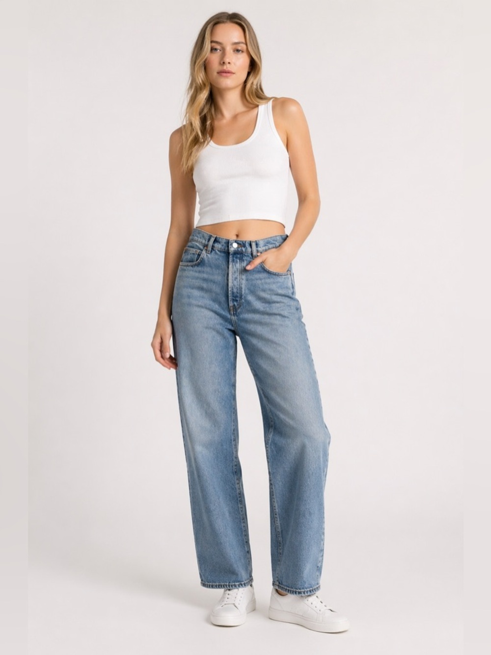 Betro Simone High Rise Boyfriend Jeans Size 30 100% Cotton Light Wash Denim